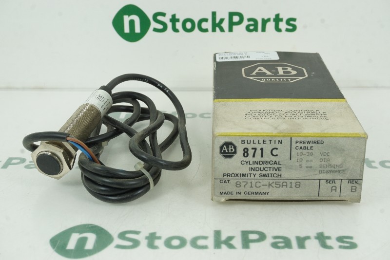 ALLEN-BRADLEY 871C-K5A18 SER. A PROXIMITY SWITCH NSFB