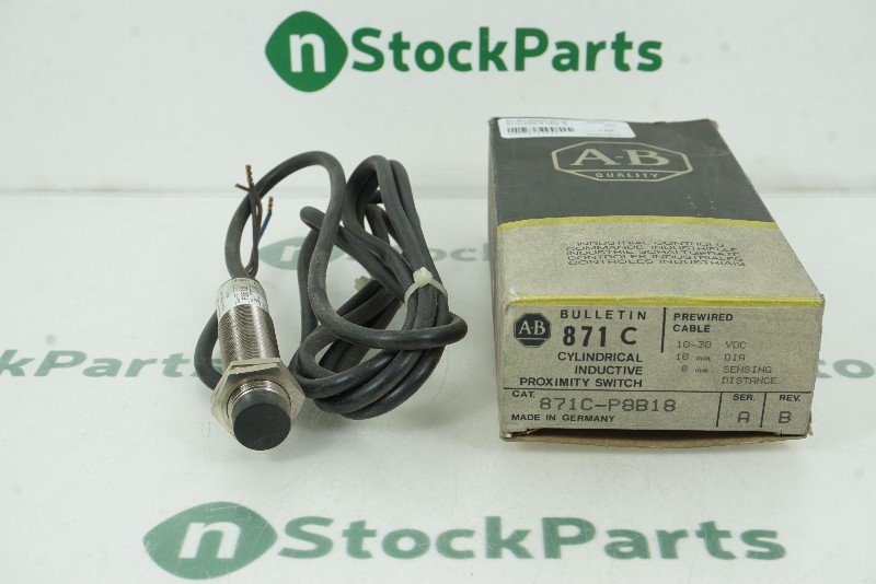ALLEN-BRADLEY 871C-P8B18 SER. A PROXIMITY SWITCH NSFB