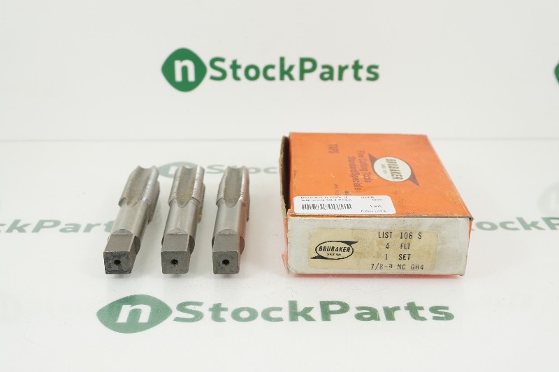 BRUBAKER TOOL 9-NC-GH4 7/8 3 PACK TAPS NSFB