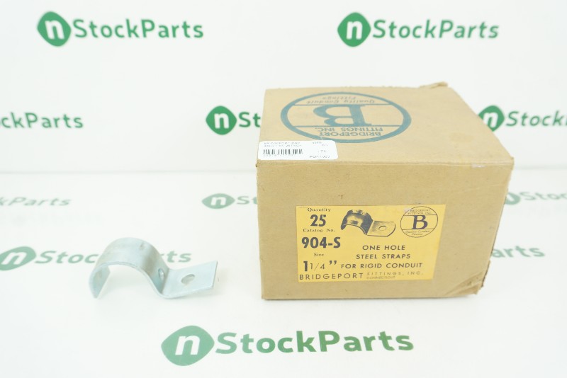 BRIDGEPORT 904-S 1 1/4" 25 PACK CONDUIT STRAP NSFB