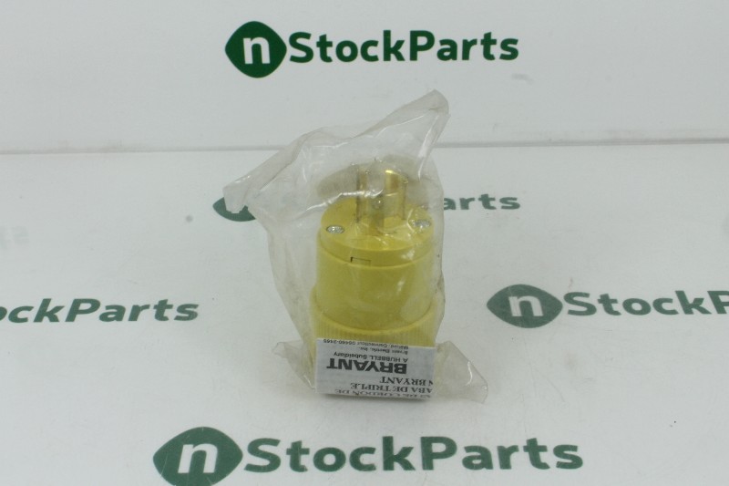 BRYANT 9965-NSY YELLOW MALE LOCKING PLUG NSFB