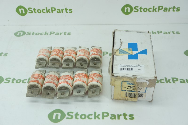 FERRAZ SHAWMUT A25X80-4 10 PACK 80 AMPS NSFB