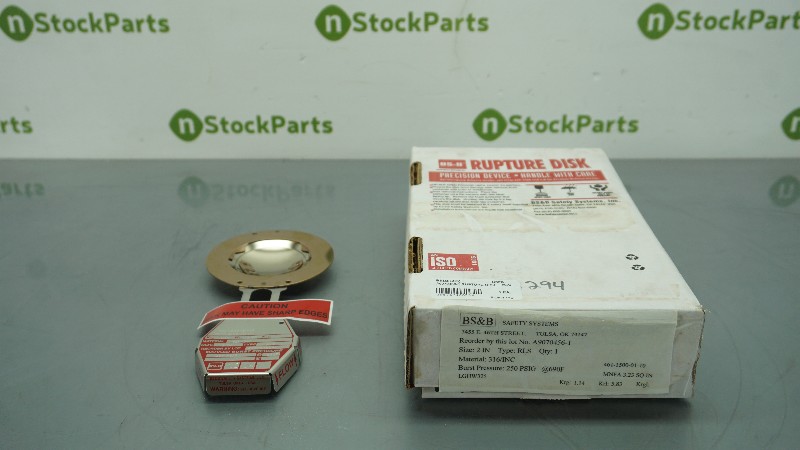 BS& A9070456-1 RUPTURE DISK NSFB