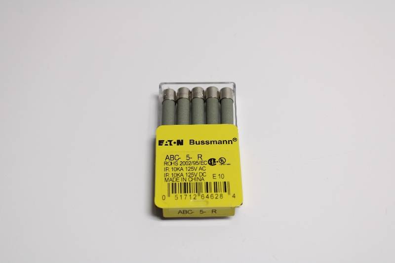 BUSSMANN ABC-5-R 5PK NSNBC01