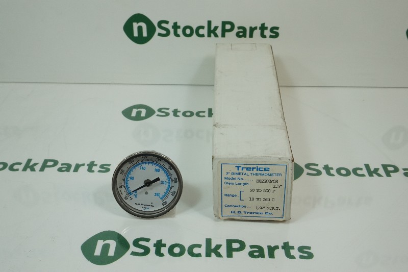 TRERICE B82202Y08 2" BIMETAL THERMOMETER NSFB
