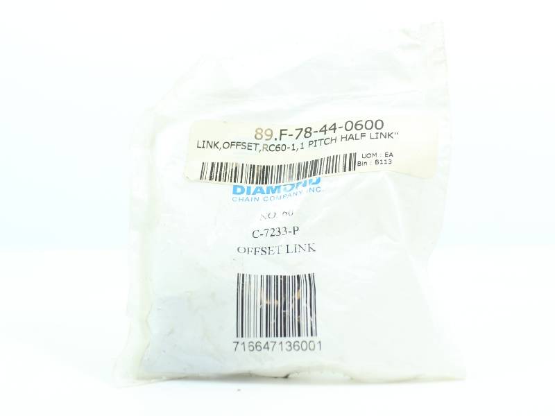 DIAMOND C-7233-P CHAIN LINK 60-1-OL-CP-SF NSFB
