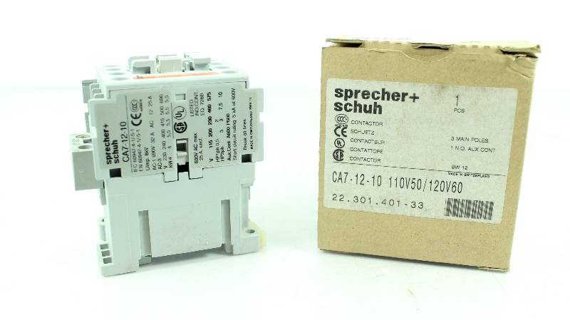 SPRECHER & SCHUH CA7-12-10 NSFB - CONTACTOR
