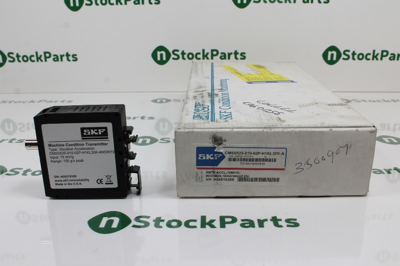 SKF CMSS525-010-02P-H1KL30K-A MACHINE CONDITION TRANSMITTER NSFB - Click Image to Close