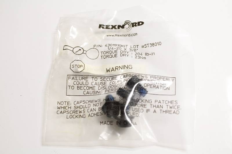 REXNORD CSC 1/4-20X3/8 10287681 NSNBC01