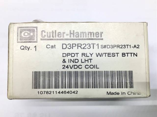 CUTLER-HAMMER D3PR23T1 24VDC RELAY NSFB