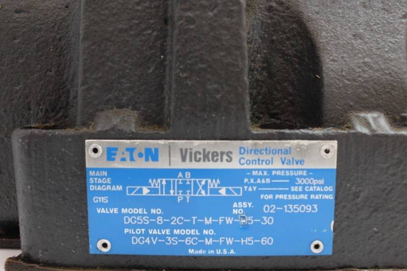 VICKERS DG5S-8-2C-T-M-FW-H5-30 02-135093 NSNB - DIRECTIONAL VALV