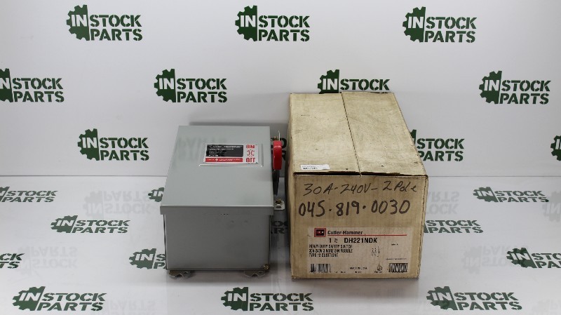 CUTLER-HAMMER DH221NDK 30A 240VAC/V SAFETY SWITCH NSFB