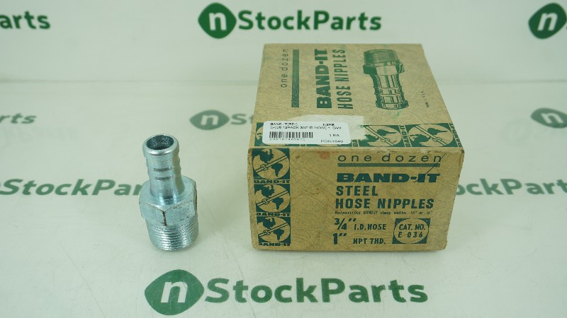 BAND-I E-036 3/4" ID HOSE 1" NPT THD NSNB