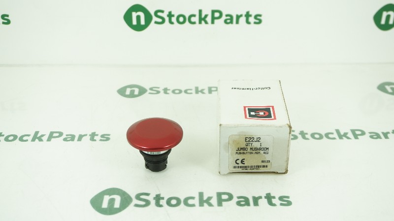 CUTLER-HAMMER E22J2 RED JUMBO MUSHROOM PUSHBUTTON NSFB