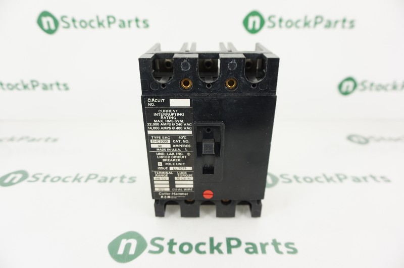 CUTLER-HAMMER EHC3090 90A, 3 POLE CIRCUIT BREAKER NSNB