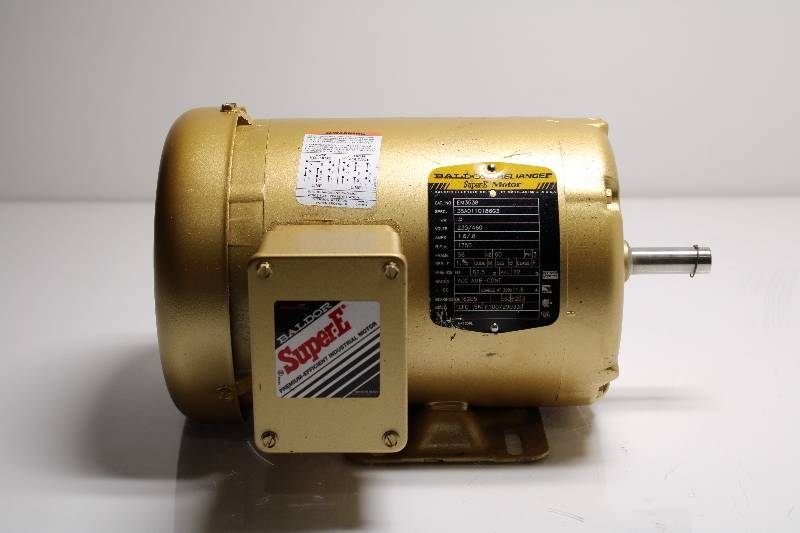 .5HP 1750RPM - BALDOR EM3538 NSNB - 56 TEFC 230/460 ELECTRIC MOT