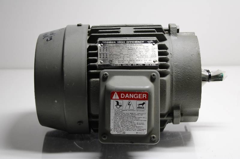 0.75HP 3480RPM - TOSHIBA B3/42FMC2AOZ NSNB - 56C TEFC 230/460 EL