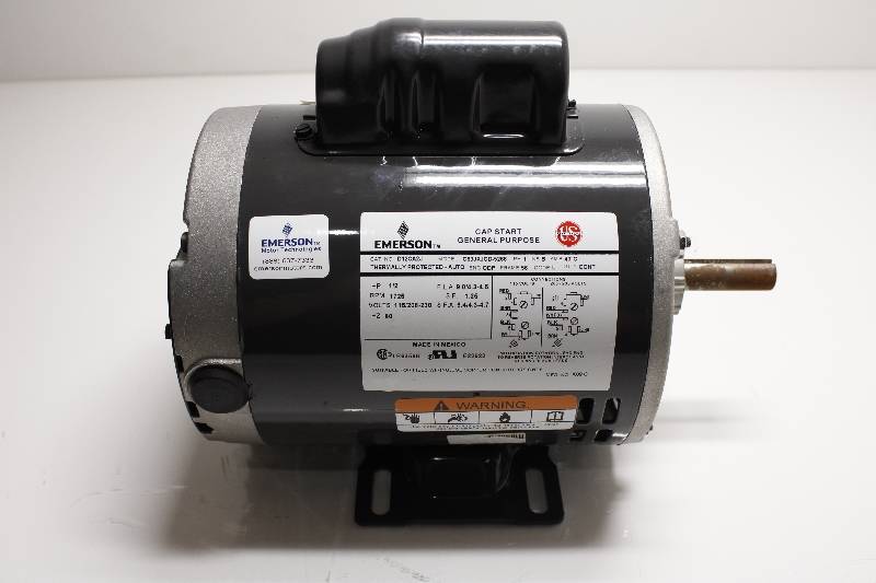 1/2HP 1725RPM - US MOTORS D12CA2J NSNBC01