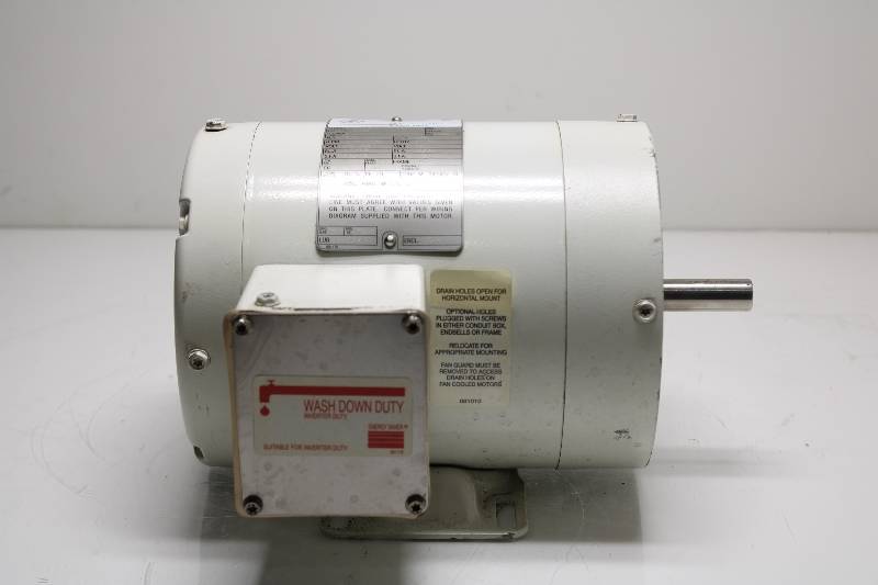 1/2HP 3450RPM - GE MOTORS 5KS49KN2516A E302 NSNB - 56C TENV 460