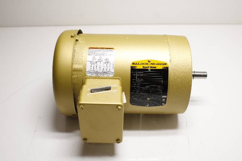 1HP 1760RPM - BALDOR VEM3546 NSNBC02 - 56C FOOTLESS TEFC 230/460