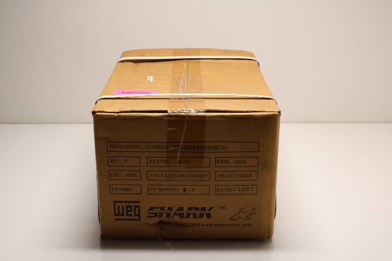 1HP 1800RPM - WEG 00118EP3ESS56CFL NSFBC01 - 56HC TEFC 208-230/4