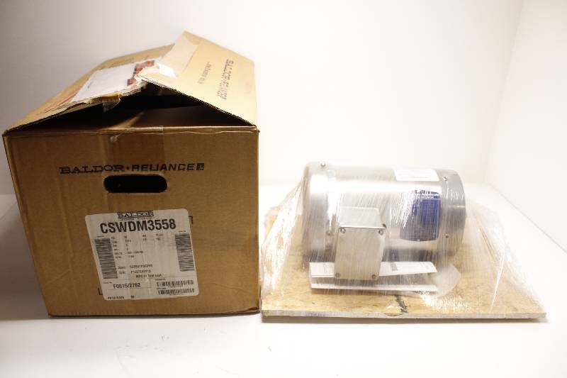 2HP 1750RPM - BALDOR CSWDM3558 NSFBC01 - 56C TEFC 208-230/460 WA