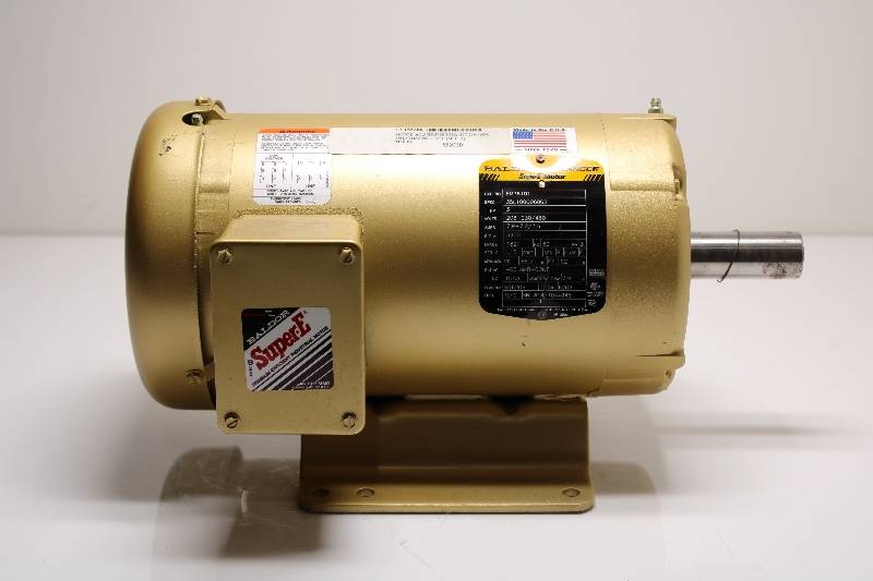 3HP 3450RPM - BALDOR EM3610T NSNBC02 - 182T FOOTED TEFC 208-230/