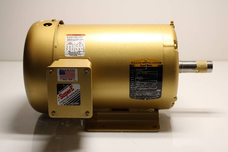 5HP 3450RPM - BALDOR EM3613T NSNBC02 - 184T TEFC 230/460 ELECTRI