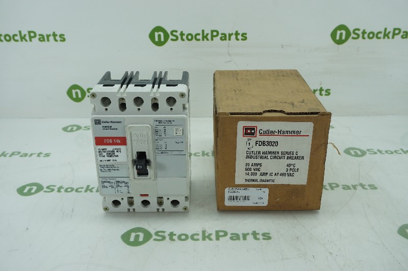 CUTLER-HAMMER FDB3020-C 20AMPS CIRCUIT BREAKER NSFB