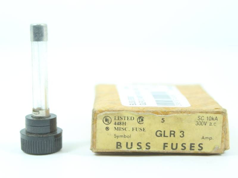 BUSS GLR-3 3 AMP 5 PACK FUSES NSFB