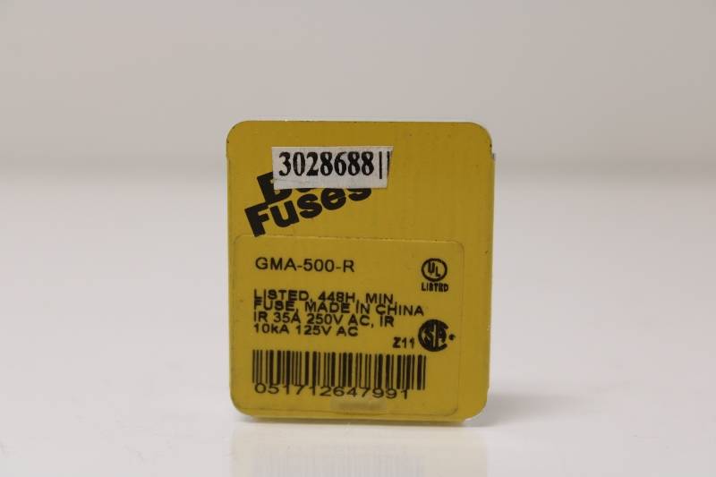 BUSSMANN GMA-500-R 5PK NSNBC02