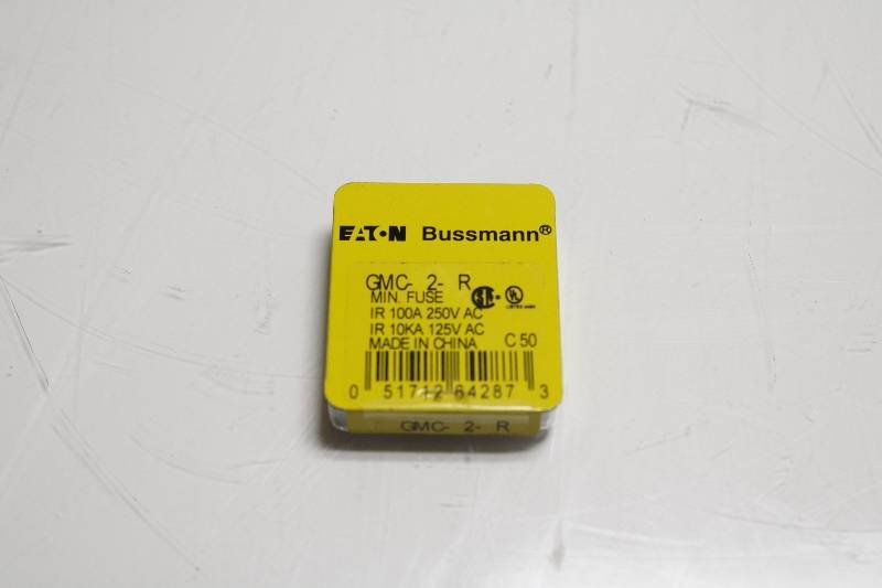 BUSSMANN GMC-2-R 5PK NSNBC02