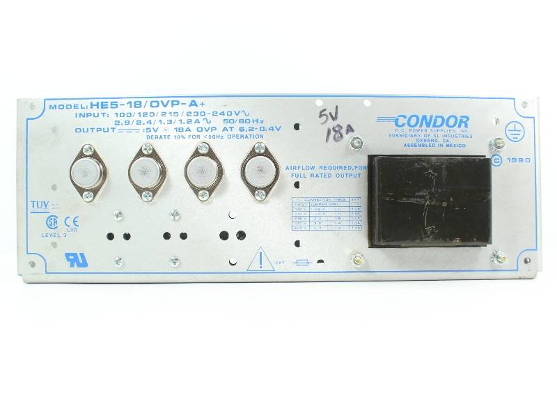 CONDOR HE5-18/OVP-A NSNB - POWER SUPPLY