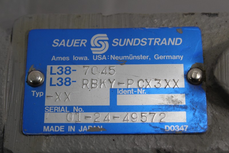 SUNDSTRAND-SAUER L38-7045 L38-RBKY-PCX3XX-XX NSNB