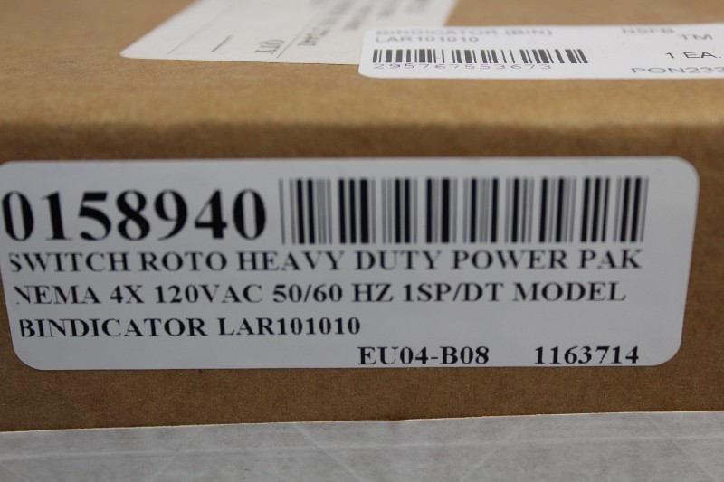 BINDICATOR LAR101010 NSFB