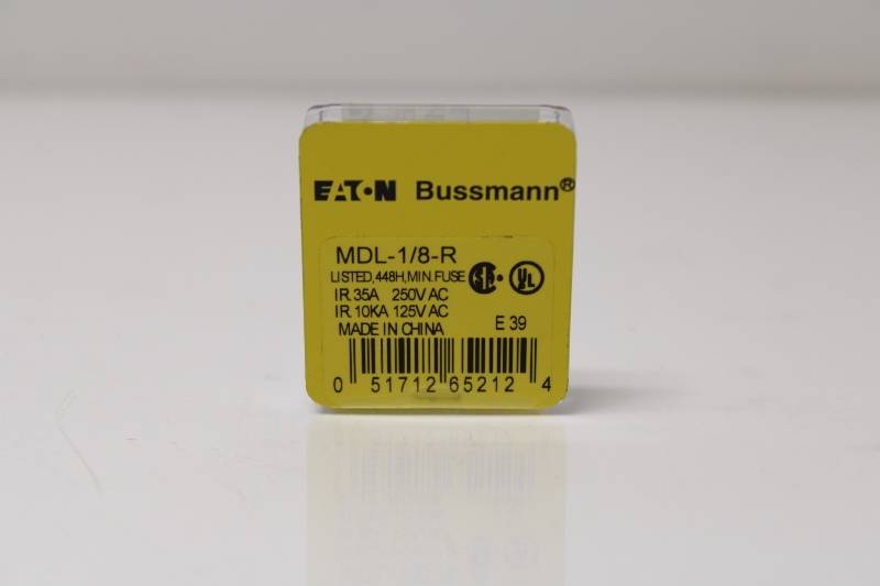 BUSSMANN MDL-1/8-R 5PK NSNBC02