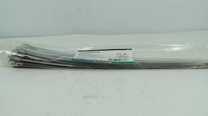 PANDUIT MLT4H-LP 50 PACK STAINLESS STEEL TIES NSFB