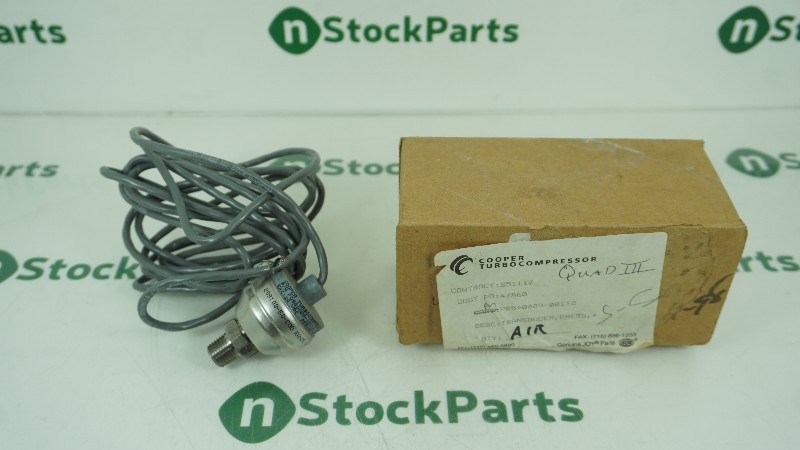 COOPER TURBOCOMPRESSO P0540089-00112 PRESS TRANSDUCER NSFB