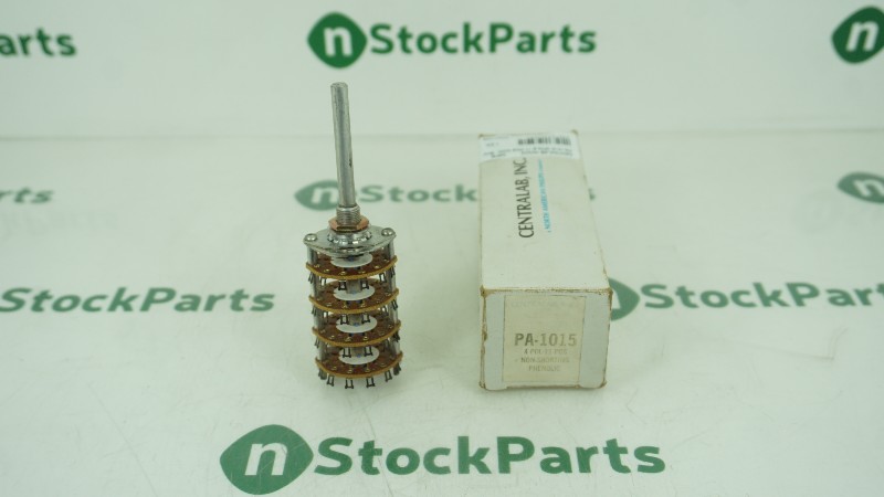 CENTRALAB IN PA-1015 4POLE 11 POS NON-SHORTING PHENOLIC NSFB