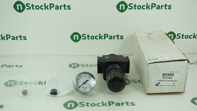 ARROW R374G 1/2' REGULATOR W/GAUGE NSFB