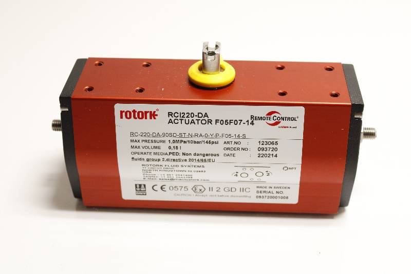 ROTORK FLUID SYSTEMS RC-220-DA-90SD-ST-N-RA-0-Y-P-F05-14-S NSNB