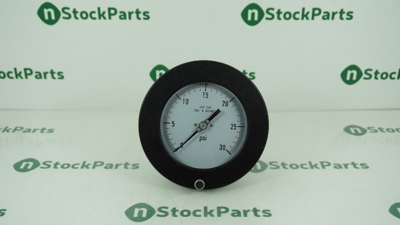 AIS S.S 316 LIQUID FILLABLE 1/4" NPT 0-30 PSI NSNB