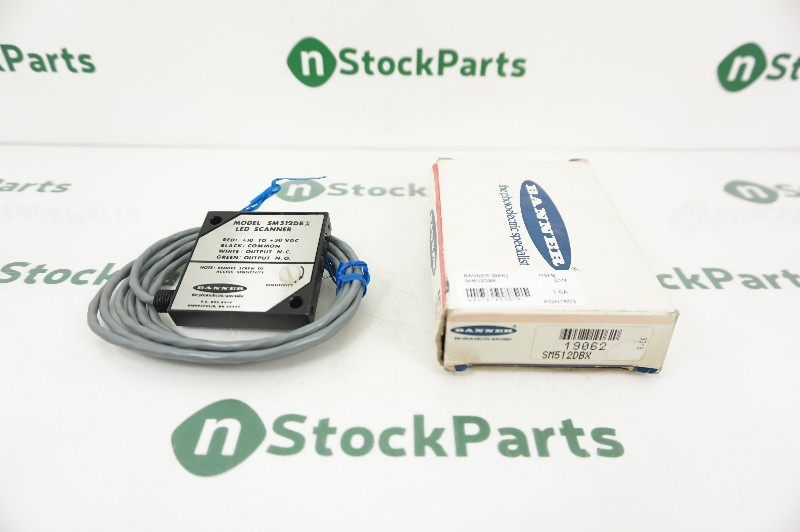 BANNER SM512DBX SCANNER NSFB