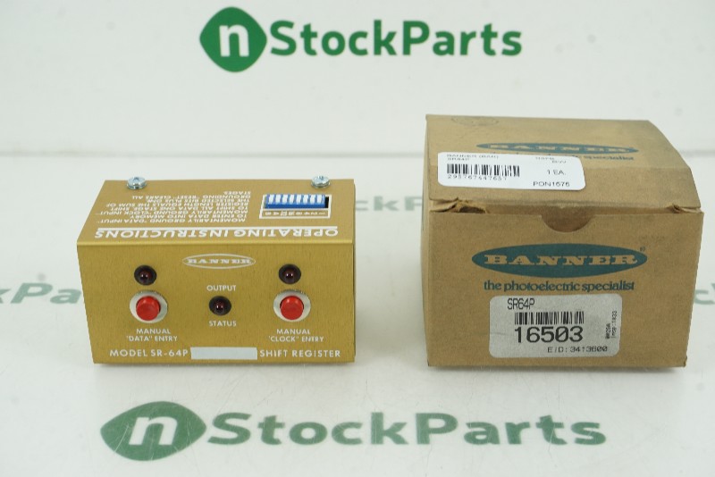 BANNER SR64P SOLID STATE LOGIC MODULE NSFB