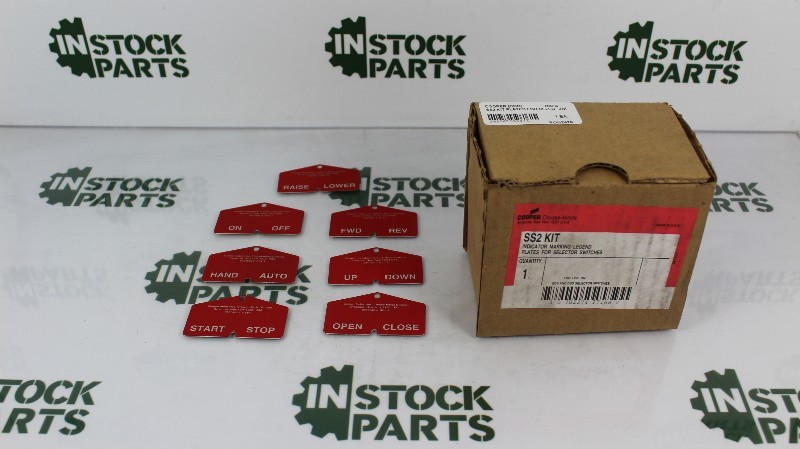 COOPER SS2 KIT PLATES FOR SELECTOR SWITCHES NSFB