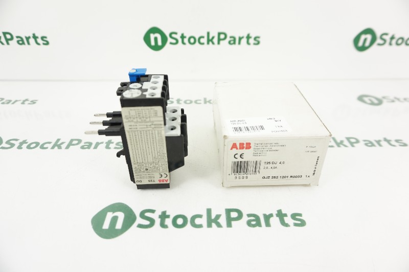 ABB T25 DU 4,0 THERMAL OVERLOAD RELAY NSFB