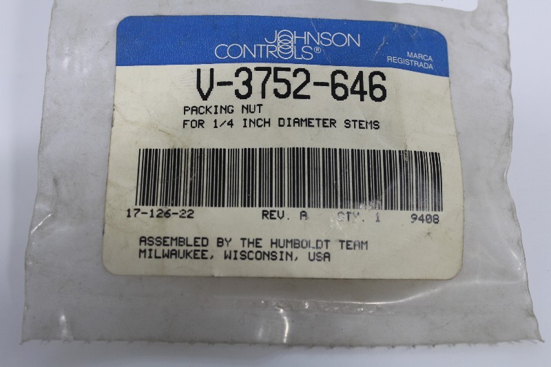JOHNSON CONTROLS V-3752-646 NSNB